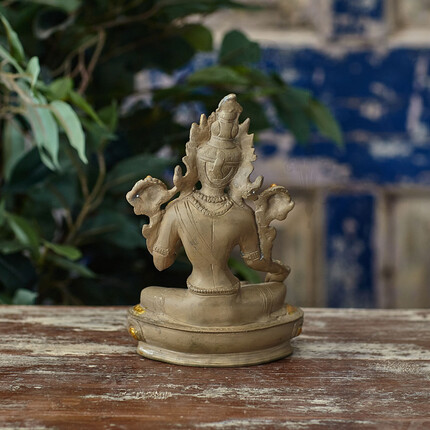 Индийская статуэтка богиня Тара из латуни