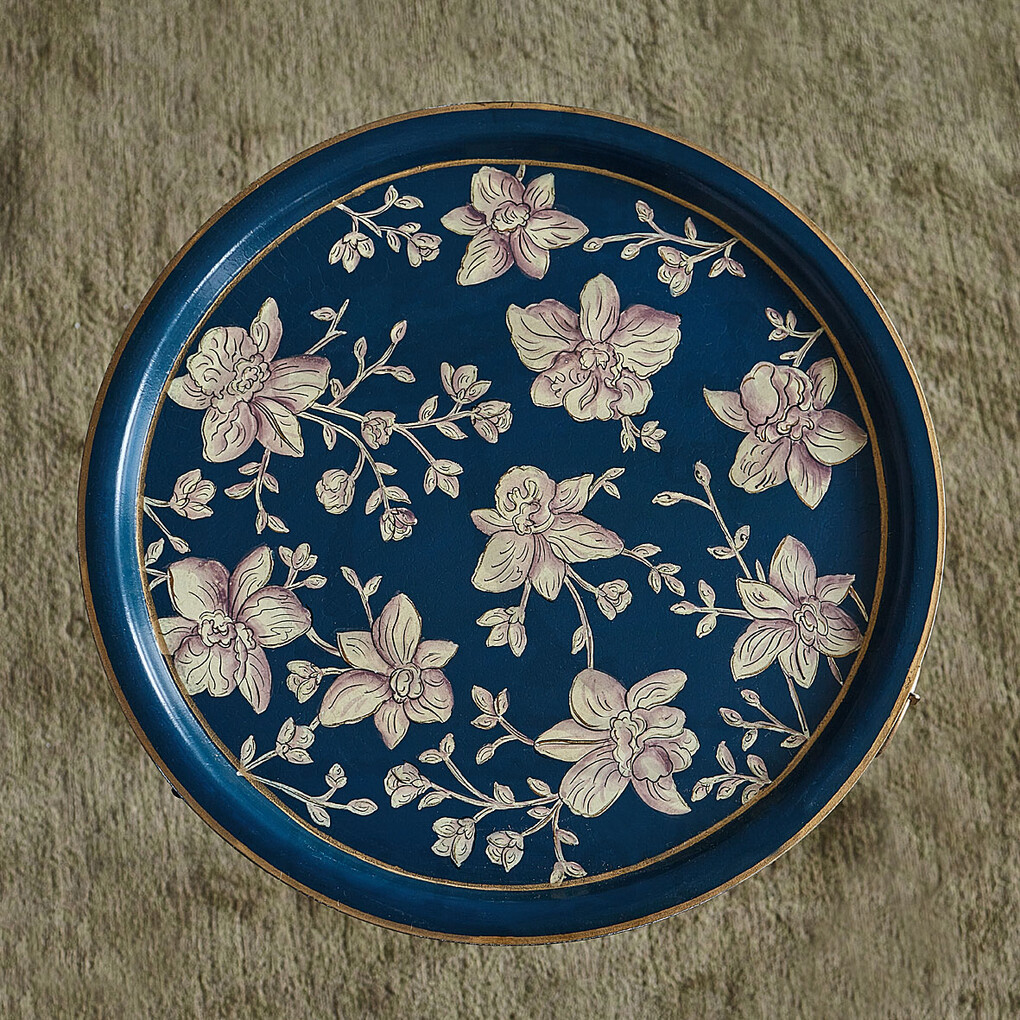 Складной стол Шинуазри, blue