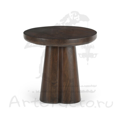 Современный кофейный столик с круглой столешницей